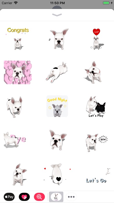 Friendly Dog Animated Stickers screenshot 2