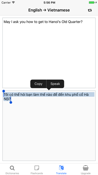Vietnamese Dictionary: EVDict™ Screenshot
