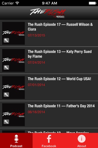 The Rush App screenshot 2