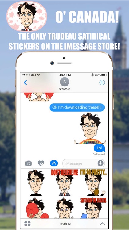 Oh Canada... - Justin Trudeau Stickers