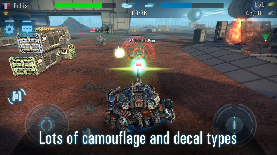 #4. Tanks vs Robots: Mech Games (iOS) 由: XDEVS LTD