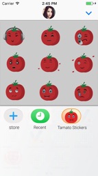 Emotional Tomato GIFs, Sticker Captura de tela 4