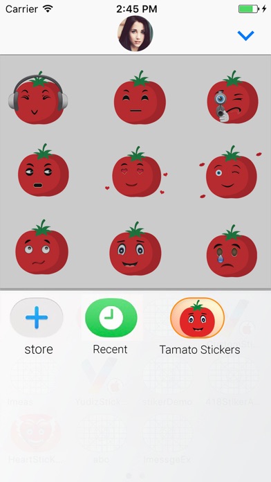 Emotional Tomato GIFs, Sticker screenshot 4