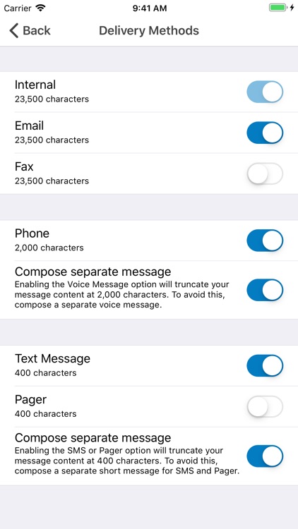 CORES Messages screenshot-3