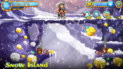 Gold Miner on Secret Islands iPhone screenshot