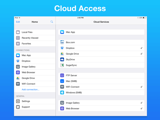 Files United File Manager iPad app afbeelding 4