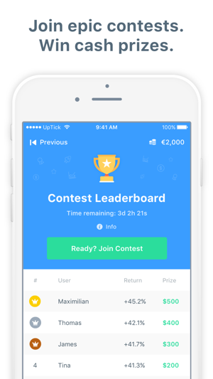 UpTick - The Stock Market Game(圖3)-速報App