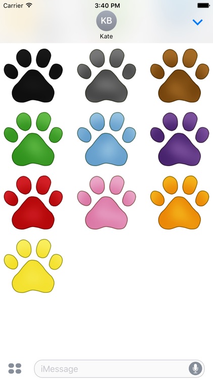 Dog Paws Stickers screenshot-4