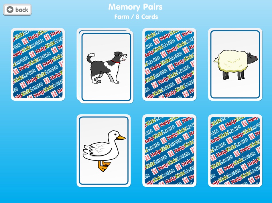 #4. Memory Pairs (iOS) By: Inclusive Technology Ltd