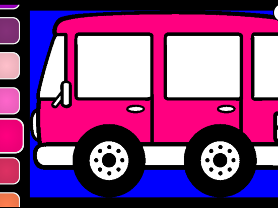 Car And Machine Colouring