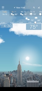 Awesome Weather YoWindow screenshot #1 for iPhone
