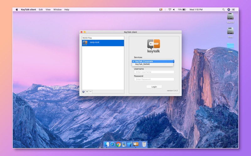 Screenshot #2 pour KeyTalk client