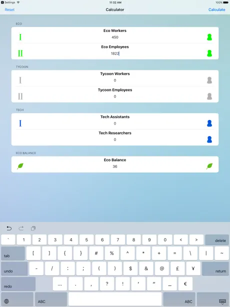 Production Calculator Lite