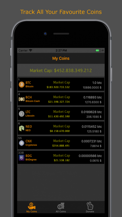 How to cancel & delete CoinMarket Live from iphone & ipad 1
