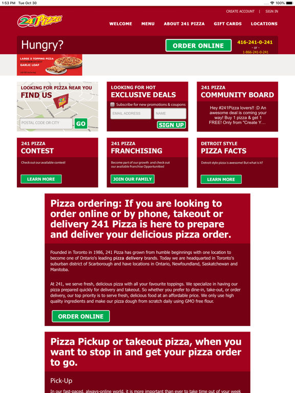 Screenshot #4 pour 241 Pizza