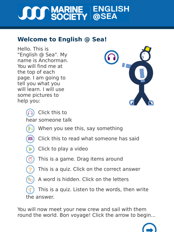 Screenshot #4 pour English at Sea