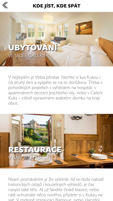 Screenshot 4 of Barokní Kuks App