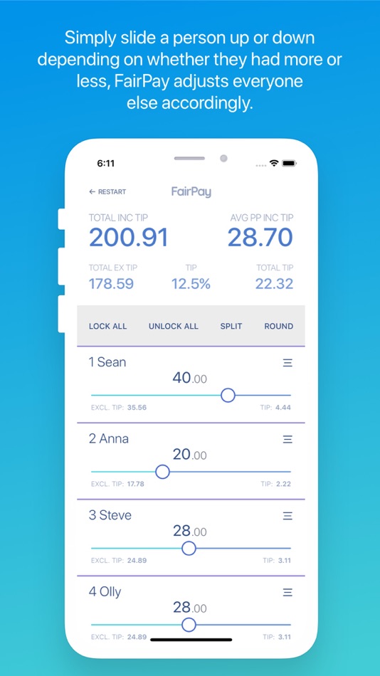 #3. FairPay - Bill Splitter (iOS) 由: Parklife, Inc