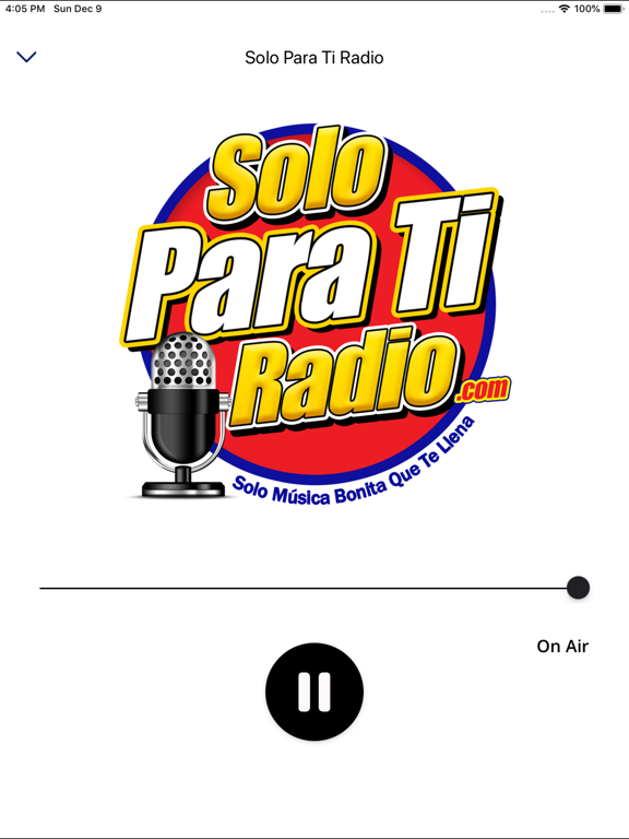 SoloParaTiRadio-Oficial®© iPad screenshot 4 - Music app