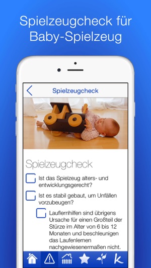 Baby Sicherheit Checklisten