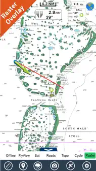 Maldives GPS Map Navigator iphone bilder 0