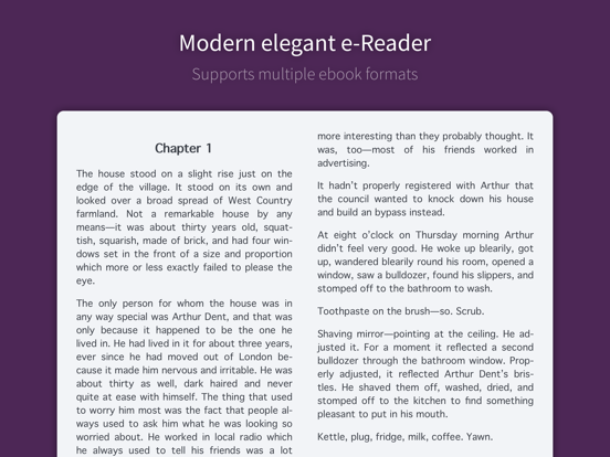 Screenshot #4 pour Delta. Modern ebook reader