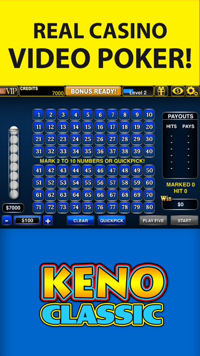 Keno Classic - Vegas Keno Gameのおすすめ画像1
