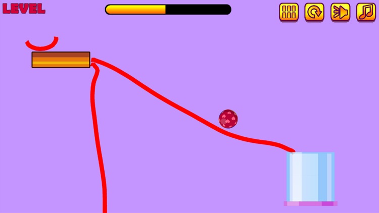 Physics Draw Line: Happy Ball