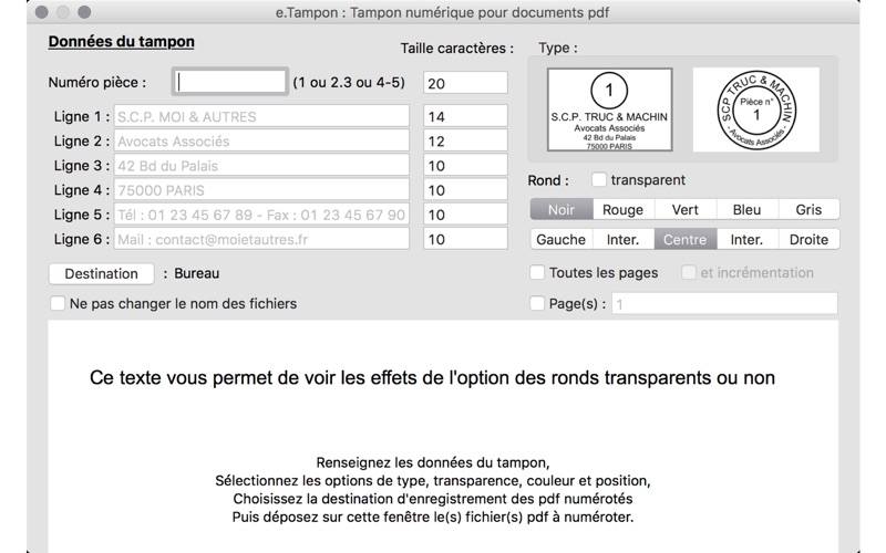 Screenshot #1 pour e.Tampon