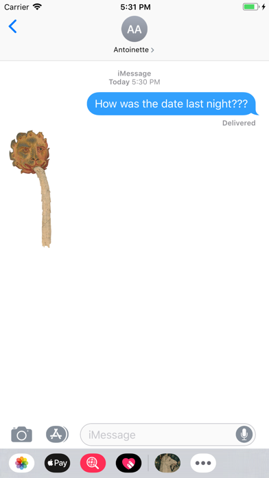 The Unicorn Stickers iPhone screenshot 4 - Stickers app