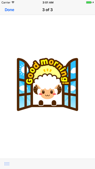 Animated Fluffy Sheep Sticker screenshot 3