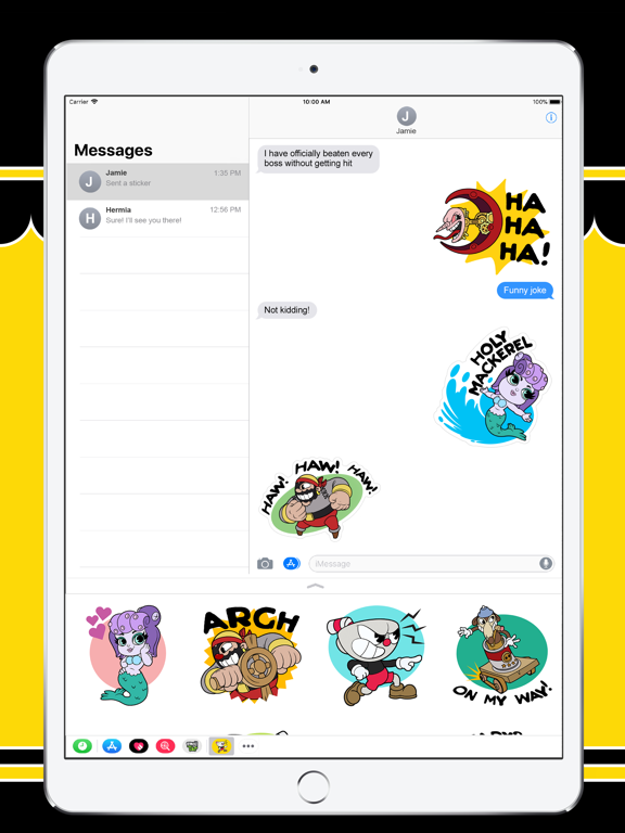 Screenshot #5 pour Cuphead Stickers
