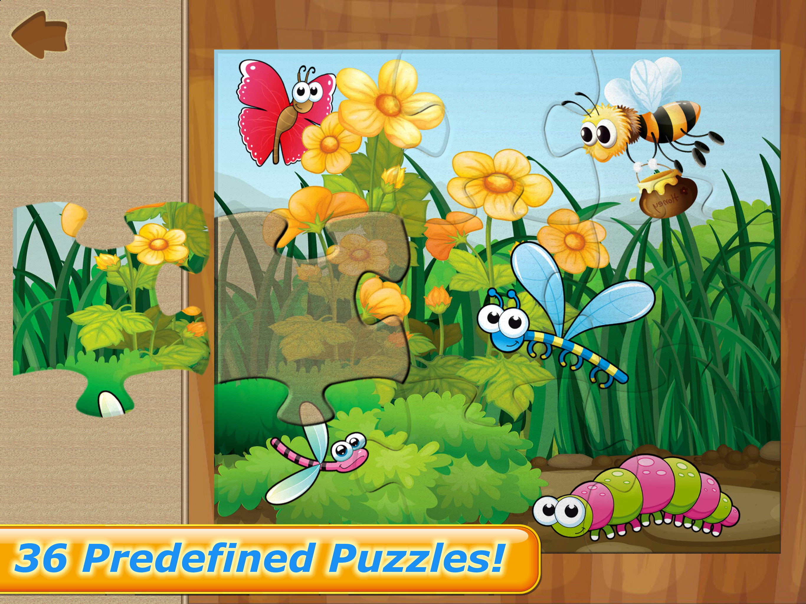 Insects Games: Puzzle for Kids