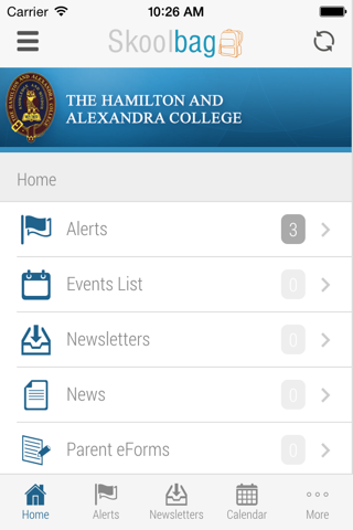 The Hamilton and Alexandra College - Skoolbag screenshot 3