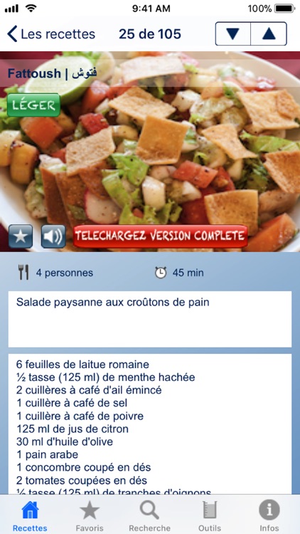 100 Recettes Libanaises Lite screenshot-4