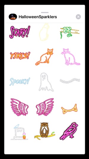 Halloween Sparkler stickers(圖5)-速報App