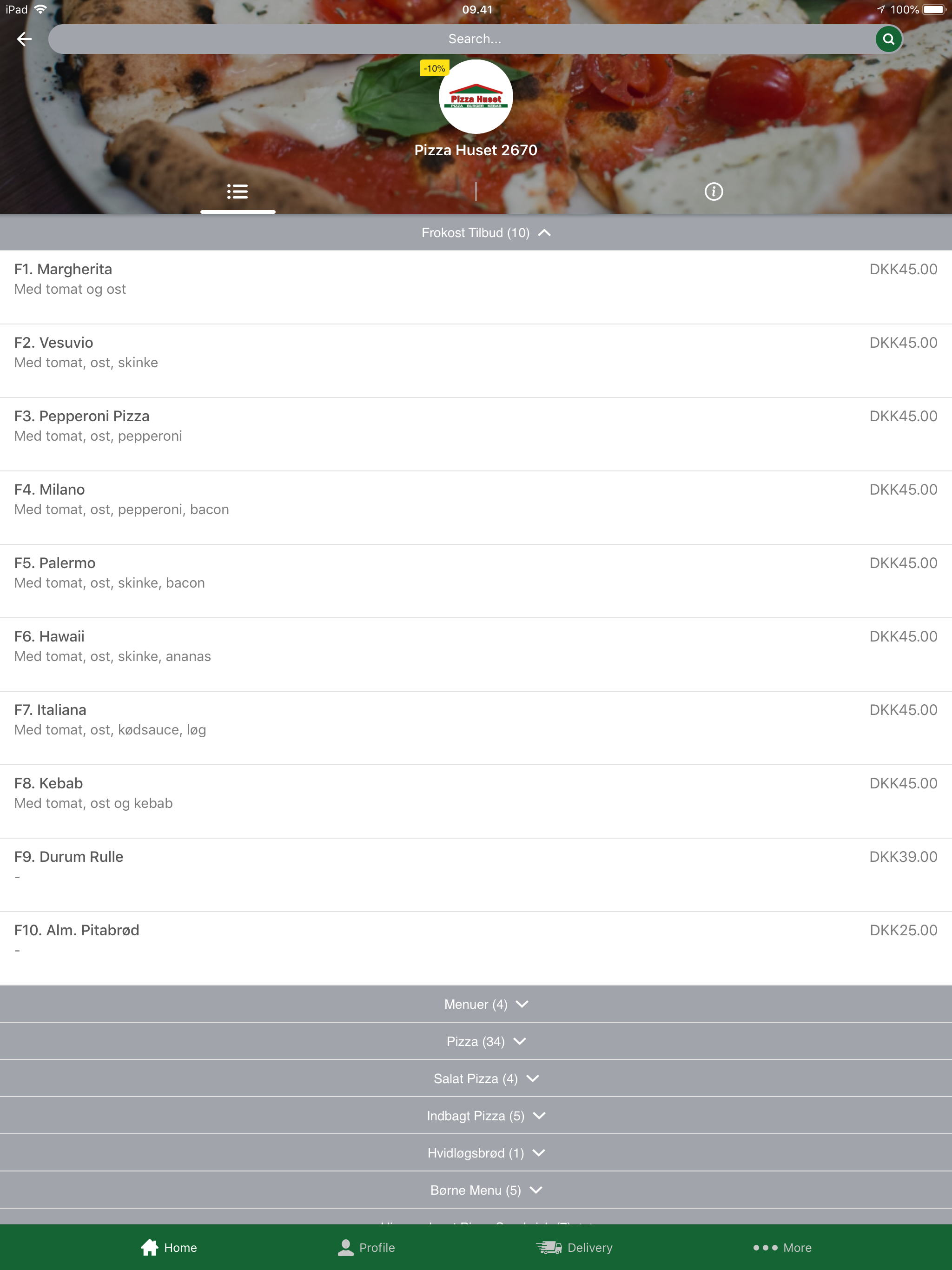 Pizza Huset 2670