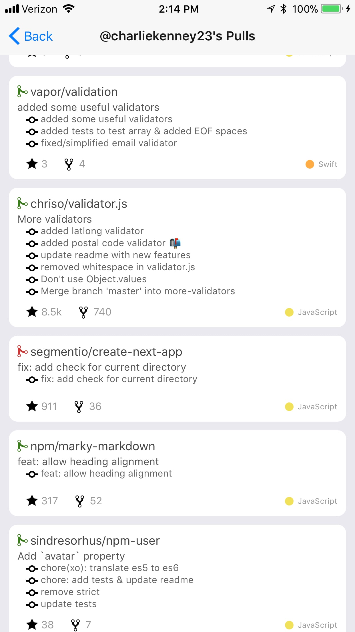 Octostat screenshot 4