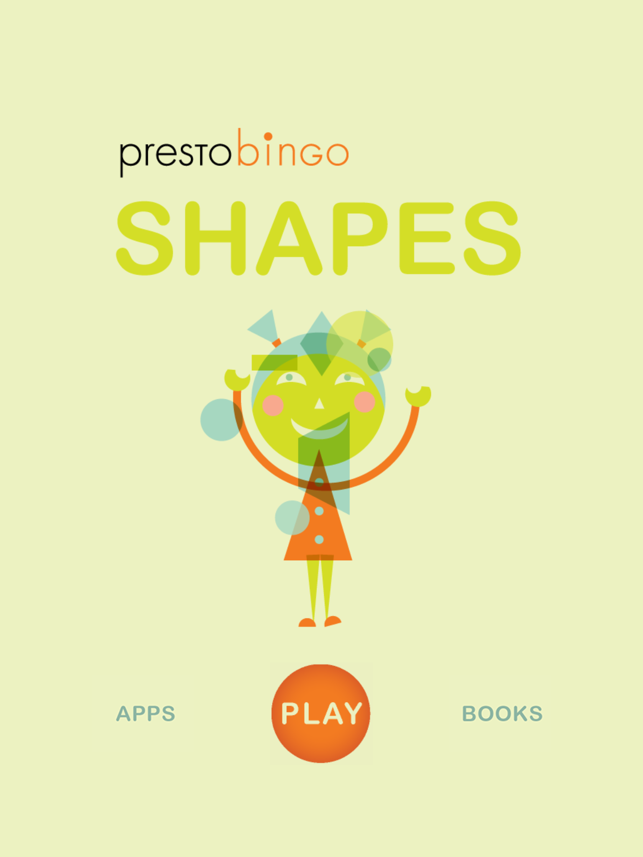 ‎PrestoBingo Shapes Screenshot