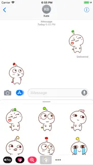 How to cancel & delete alien boy animated stickers 3
