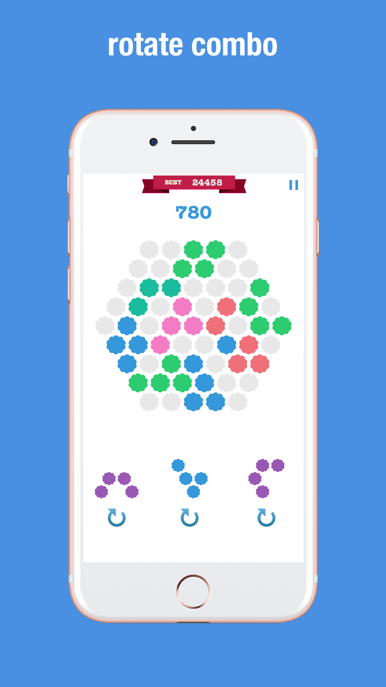 Hexagon Match Geometry Puzzle screenshot 4