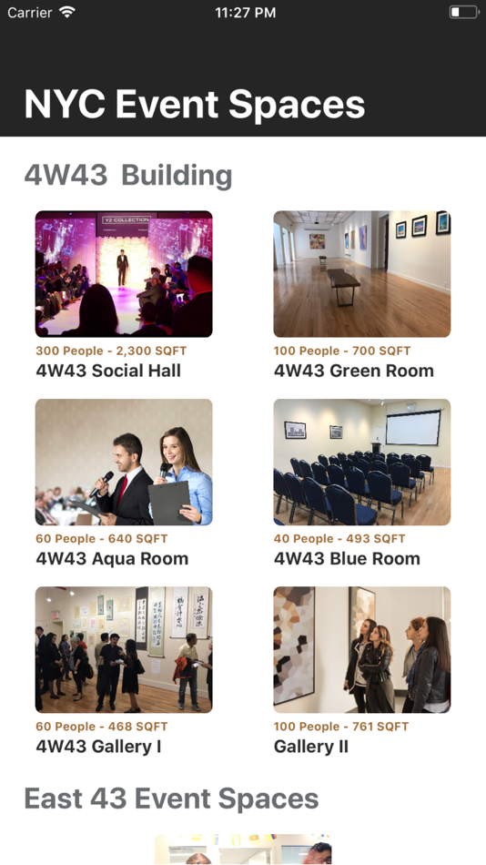 #1. NYC Event Spaces (iOS) 来自: Arthur De Araujo