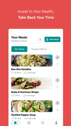 Meal Mentor - Vegan Meal Plan screenshot 1