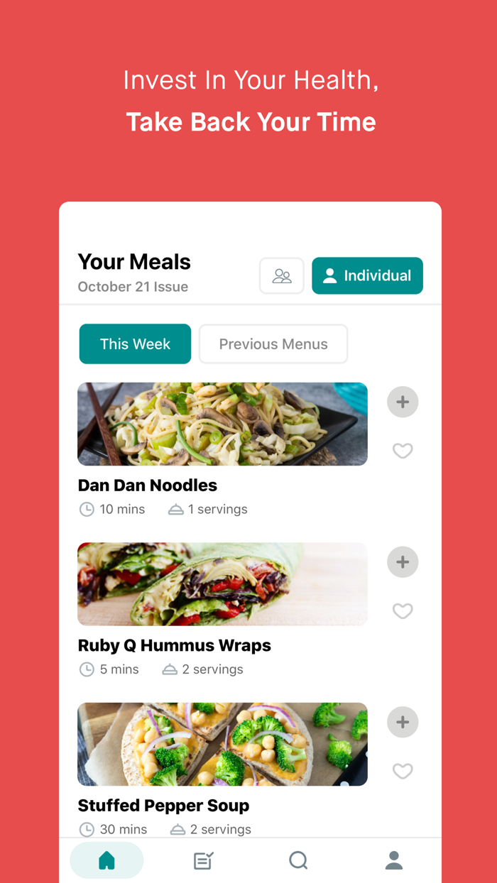 Meal Mentor - Vegan Meal Plan