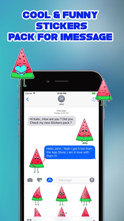 Funny Melon Stickers