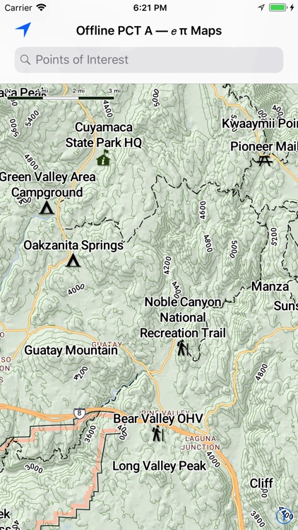 Offline PCT Map, Section A