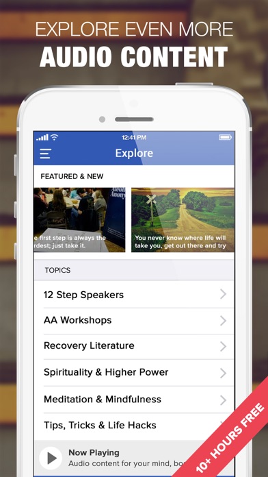Screenshot #3 pour Odomtology AA 12-Step Recovery Audio Companion