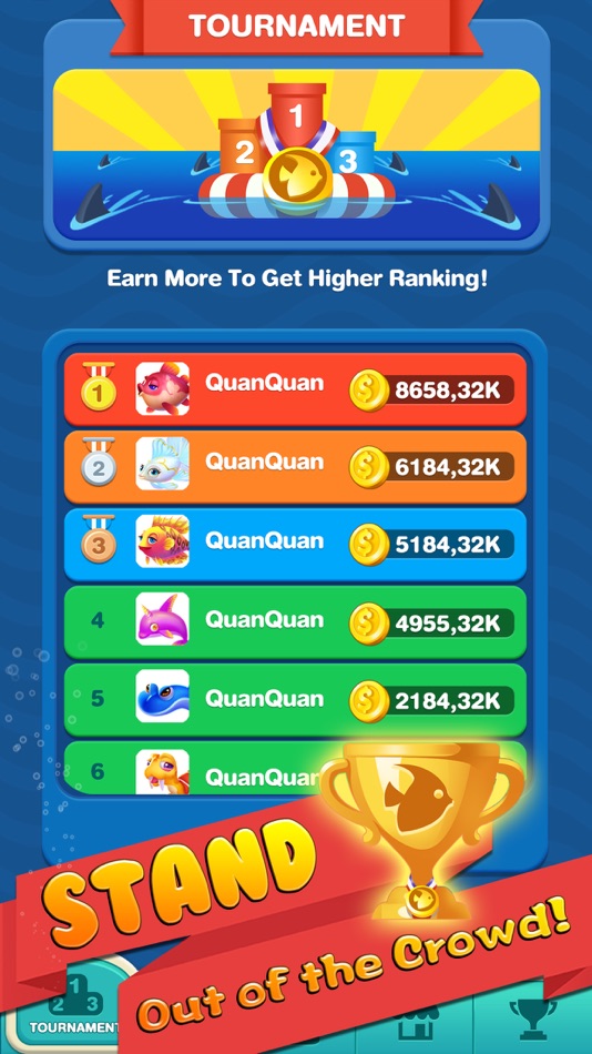 #5. Merge Fish - Idle Tycoon Game (iOS) Bởi: DragonPlus