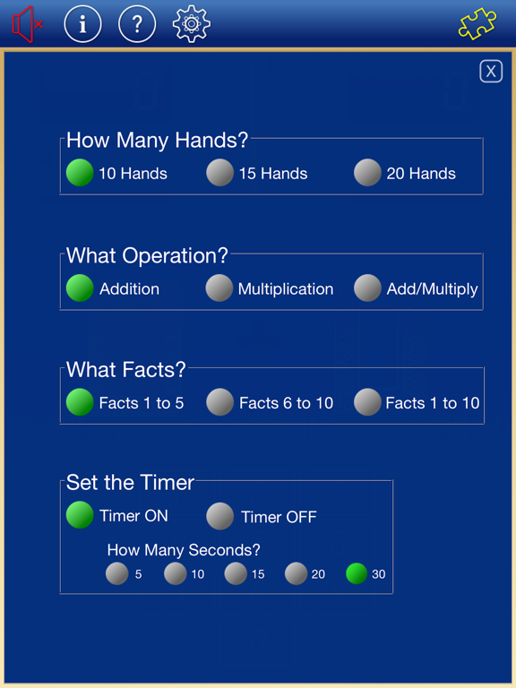 Card Battle Math iPad screenshot