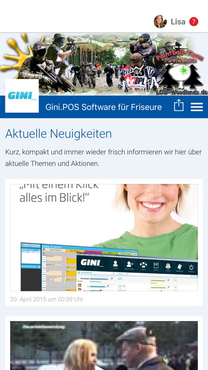Gini.POS Software für Friseure